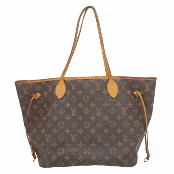 LOUIS VUITTON Brown Monogram Neverfull MM Tote Bag - Picture 1 of 16